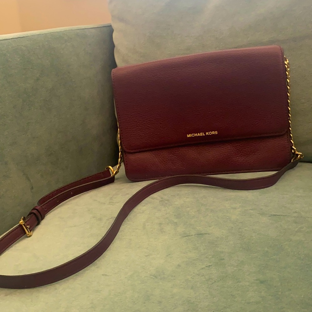Michael Kors Leather Crossbody Bag